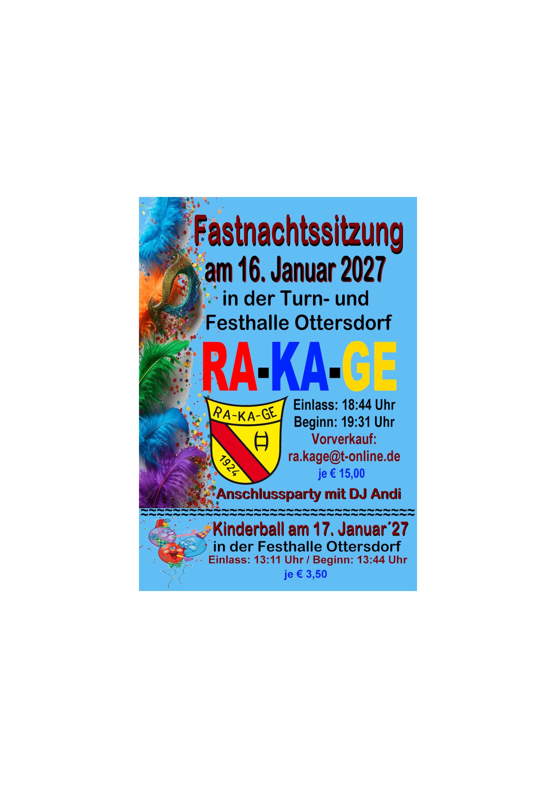 Fastnachtssitzung im Ried